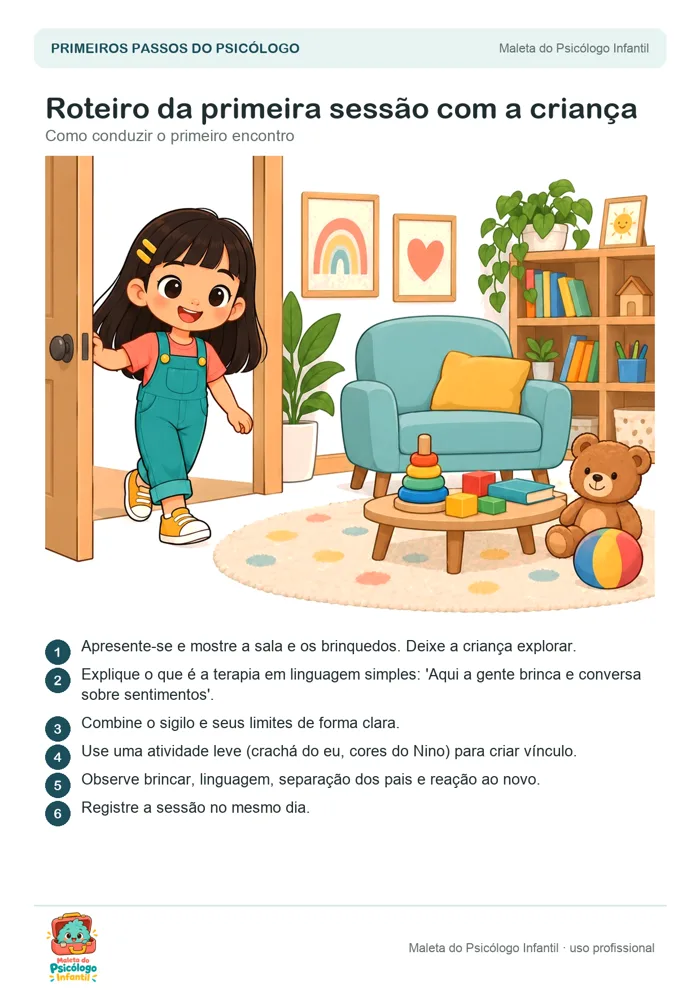 Bônus 1: Primeiros passos no consultório infantil